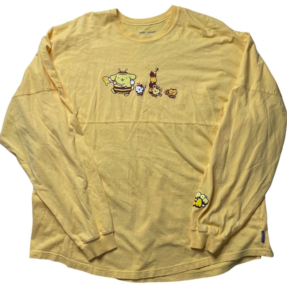 Sanrio Pompompurin Honey Yellow Spirit Jersey Size XXL